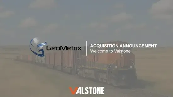 Acquisition of GeoMetrix Rail Logistics